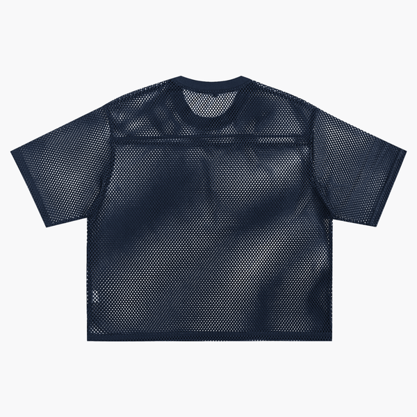 Varsity Boxy Net T-Shirt